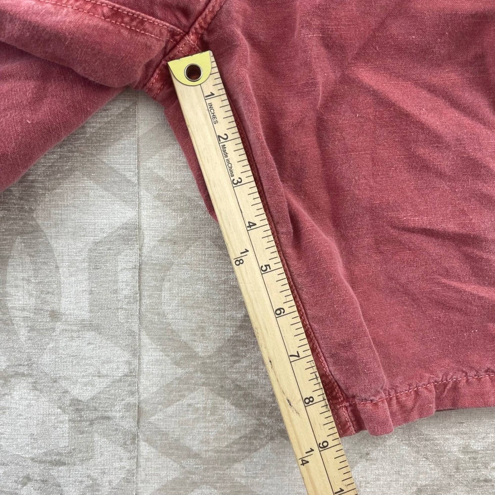 Men's Cargo Shorts - Washed Red - Picture 4 of 8